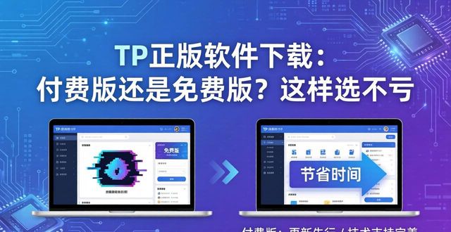 TP正版软件下载：付费版还是免费版？这样选不亏