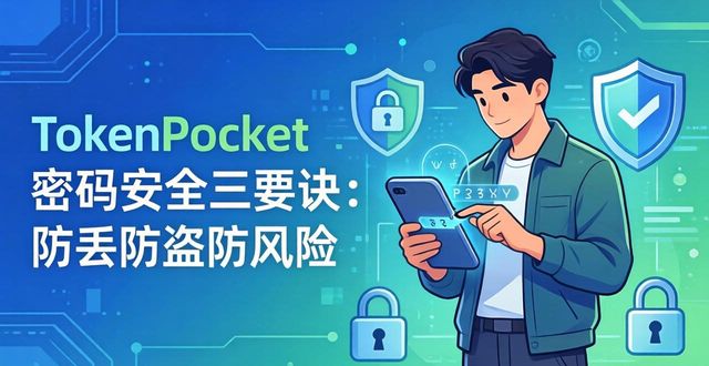 TokenPocket密码安全三要诀：防丢防盗防风险